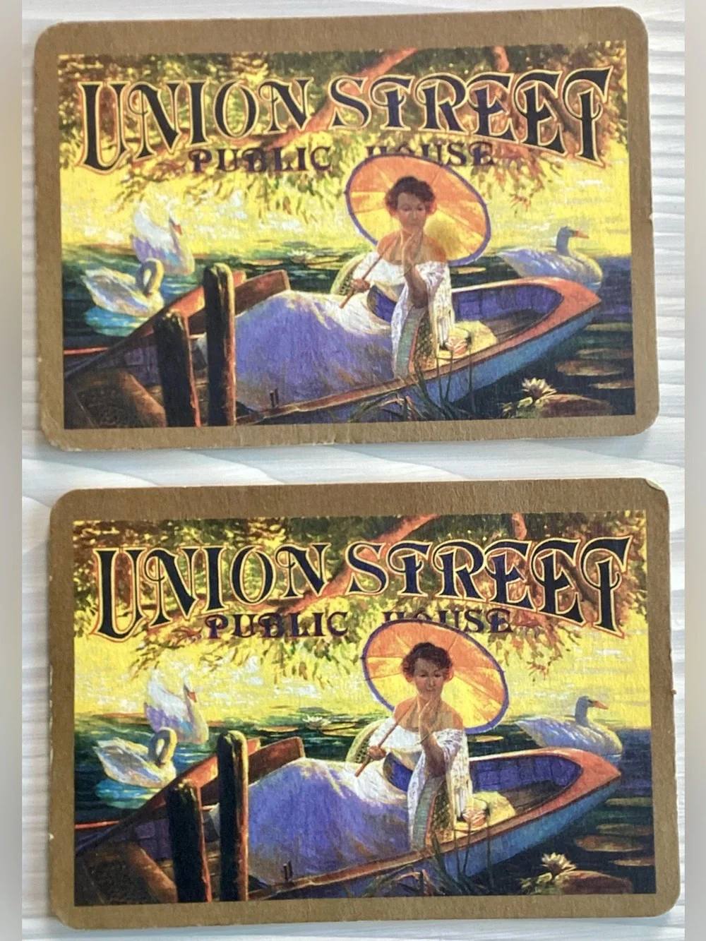 Lot of 32 Vintage Beer Coasters Mats Bar Decor Man Cave